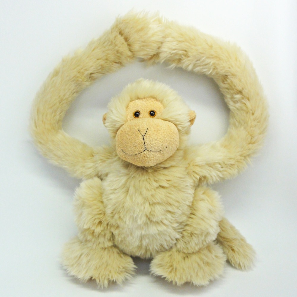 Animal Alley Hanging Monkey Plush Toys R Us 21 Inch Blonde Beige Stuffed Animal